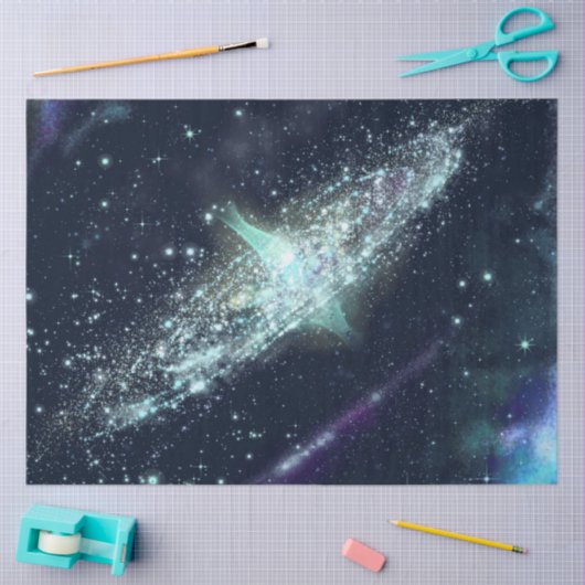 Design der Blue Galaxy Serie 8 Seidenpapier (Basteln)