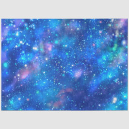 Design der Blue Galaxy Serie 9 Seidenpapier