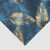 Design der Blue und Gold Leopard Serie 14 Seidenpapier (Detail)