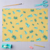 Design der Blue und Gold Nautical Series 12 Seidenpapier (Basteln)