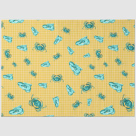 Design der Blue und Gold Nautical Series 12 Seidenpapier