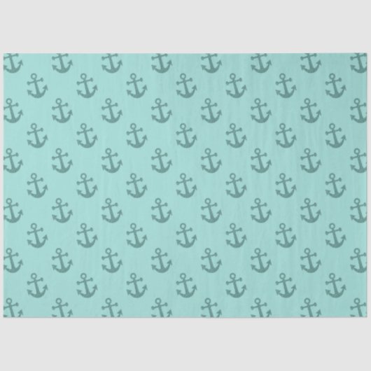 Design der Blue und Gold Nautical Series 13 Seidenpapier (Vorderseite)