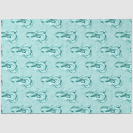 Design der Blue und Gold Nautical Series 14 Seidenpapier