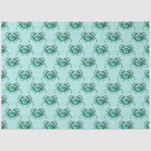 Design der Blue und Gold Nautical Series 15 Seidenpapier (Vorderseite)