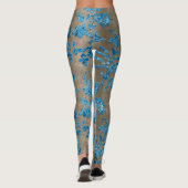 Design der Blue Velvet Serie 3 Leggings (Rückseite)