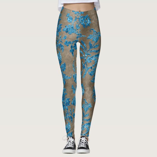 Design der Blue Velvet Serie 3 Leggings (Vorderseite)