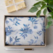 Design der Blue Watercolor-Serie 6 Seidenpapier (Geschenk)