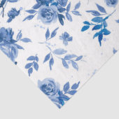 Design der Blue Watercolor-Serie 6 Seidenpapier (Ausschnitt)