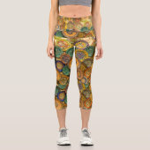 Design der Blume Capri Leggings (Vorderseite)