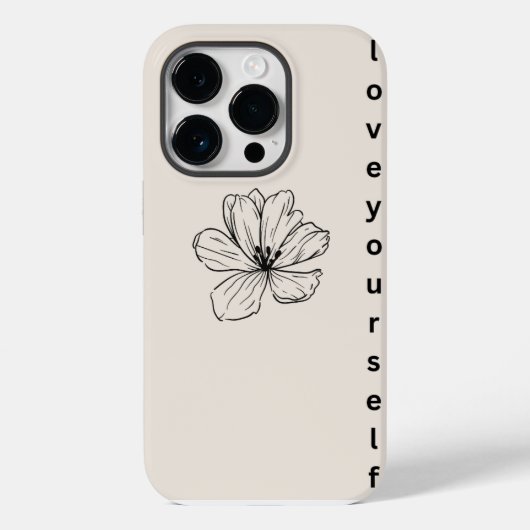 Design der Blume Case-Mate iPhone Hülle (Rückseite)