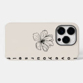 Design der Blume Case-Mate iPhone Hülle (Rückseite (Horizontal))
