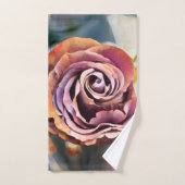 Design der Blume der rosafarbenen Rose Handtuch (Handtuch)