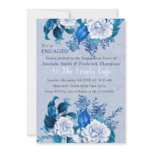 Design der Blume Weiß/Blau