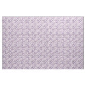 Design der Blume Weiß/violett Stoff (Fat Quarter (45,7 x 55,9 cm))