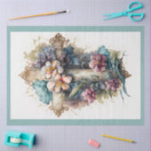 Design der Blumenkreuz-Serie 2 Seidenpapier (Basteln)