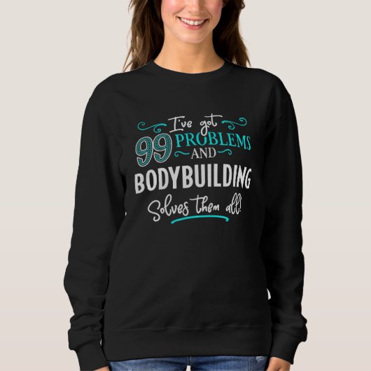 Design der Bodybuilding - Bodybuilding löst sie al Sweatshirt (Vorderseite)