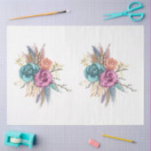 Design der Boho Bouquet-Serie 8 Seidenpapier (Basteln)