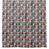 Design der Boho Skull-Serie 10 Duschvorhang (Vorderseite)
