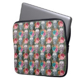Design der Boho Skull-Serie 10 Laptopschutzhülle (Vorderseite Links)