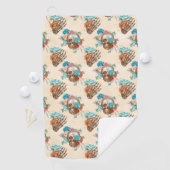 Design der Boho Skull-Serie 12 Golfhandtuch (Insitu)
