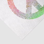 Design der Bokeh Peace Sign Series 7 Seidenpapier (Ausschnitt)