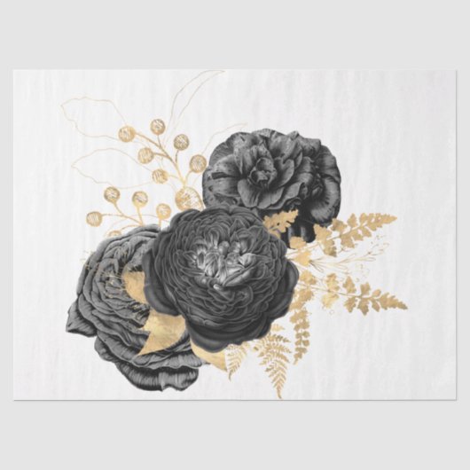 Design der Bouquet-Serie 8 Seidenpapier (Vorderseite)
