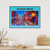 Design der Bourbon Street Poster (Küche)