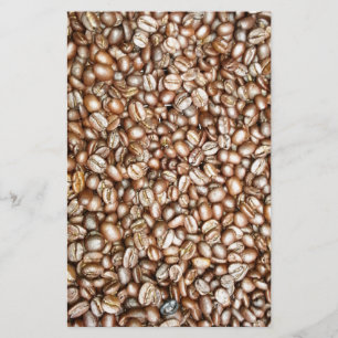 Design der braunen Kaffeebohnen
