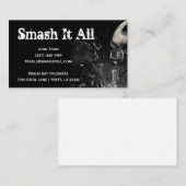 Design der Broken Glass Business Card Visitenkarte (Vorne/Hinten)