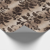 Design der Bronze-Velvet-Serie 1 Geschenkpapier (Ecke)