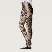 Design der Bronze-Velvet-Serie 1 Leggings (Links)