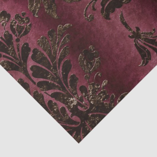 Design der Bronze-Velvet-Serie 9 Seidenpapier (Ausschnitt)