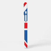 Design der Buchse/Flagge iPhone Hülle (Linke Seite)