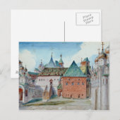 Design der Bühne für die Oper von Modest Mussorgsk Postkarte (Vorne/Hinten)