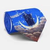 Design der Bühne für Mozarts Oper Magic Flute Krawatte (Gerollt)