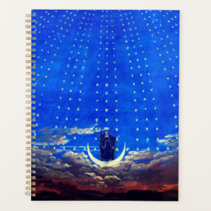 Design der Bühne für Mozarts Oper Magic Flute Planer