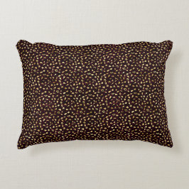 Design der Burgund-Gold-Leopard-Serie 8 Dekokissen