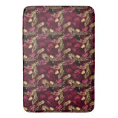 Design der Burgundy- und Gold Leopard-Serie 12 Badematte (Vorderseite Vertikal)