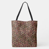 Design der Burgundy- und Gold Leopard-Serie 2 Tasche (Rückseite)
