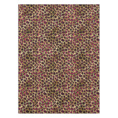 Design der Burgundy- und Gold Leopard-Serie 2 Tischdecke (Vorderseite)