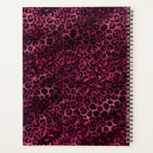 Design der Burgundy- und Gold Leopard-Serie 9 Planer (Rückseite)