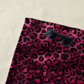 Design der Burgundy- und Gold Leopard-Serie 9 Strandtuch (Beispiel)