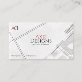 Design der Business Card für moderne Architektur Visitenkarte