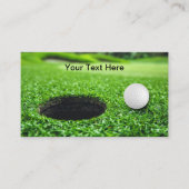 Design der Business Cards für Golfplätze Visitenkarte (Vorderseite)