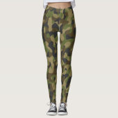 Design der Camouflage Army Leggings (Vorderseite)