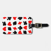 Design der Card-Anzug Gepäckanhänger (Vorderseite horizontal)