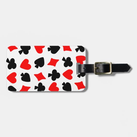 Design der Card-Anzug Gepäckanhänger (Vorderseite horizontal)