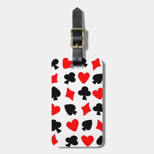 Design der Card-Anzug Gepäckanhänger (Vorderseite vertikal)