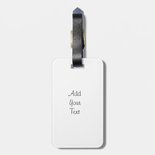 Design der Card-Anzug Gepäckanhänger (Rückseite vertikal)