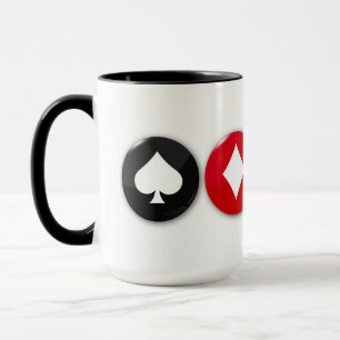 Design der Card Suites Tasse
